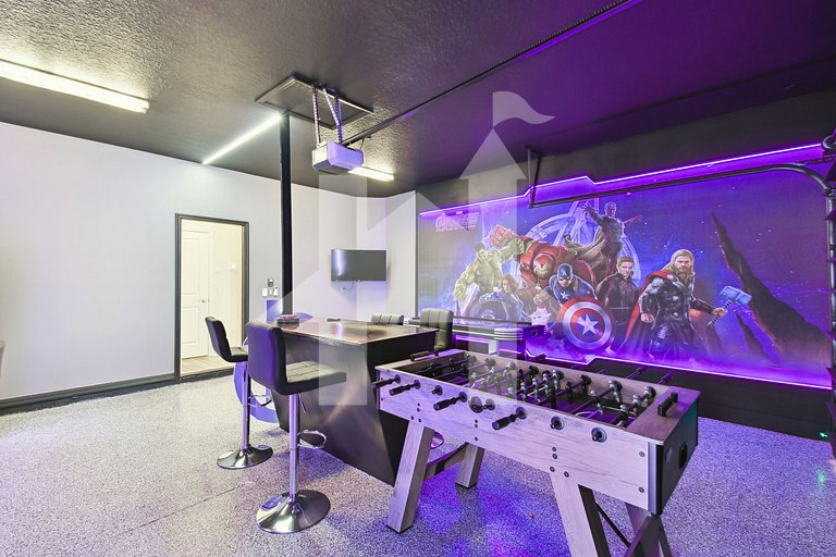 16211 5 Suítes, Game Room, Piscina Privativa, Dormem 14