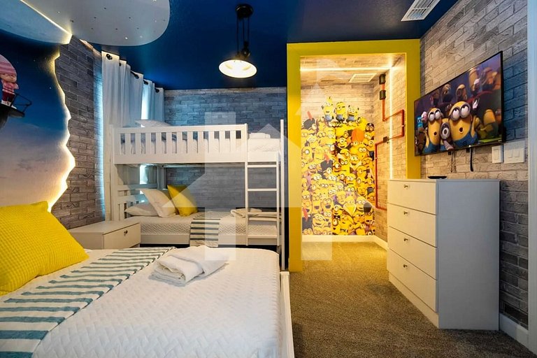Casa de Férias Perto da Disney - 9 Quartos