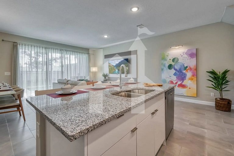 Casa de Vacaciones Cerca de Disney - 4 Habitaciones