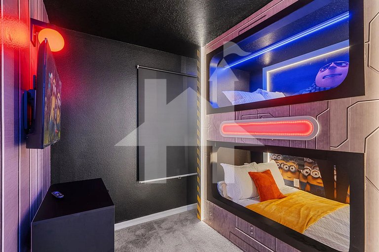 Luxo 10Q c/ Piscina, Cinema e Game Room - Windsor Cay