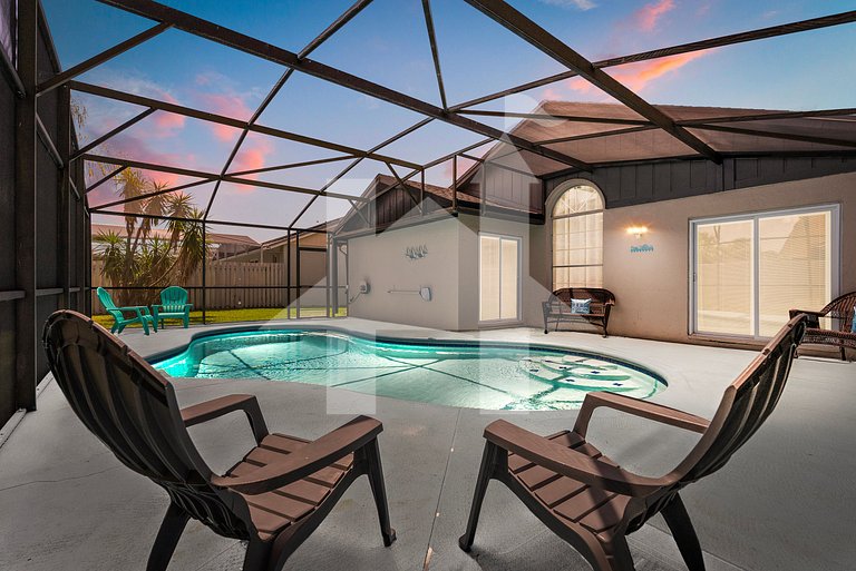 10 mins to Disney! 3BD/2BA w/ Pool and Game Room