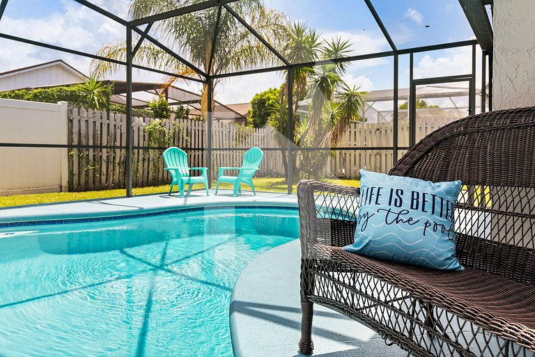 10 mins to Disney! 3BD/2BA w/ Pool and Game Room