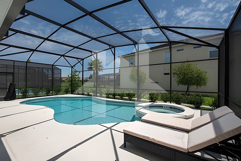 Casa c/ 9Q, piscina, spa e cinema! Perto da Disney