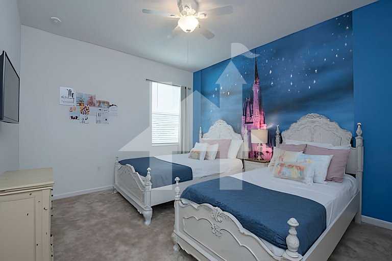 Casa c/ 9Q, piscina, spa e cinema! Perto da Disney