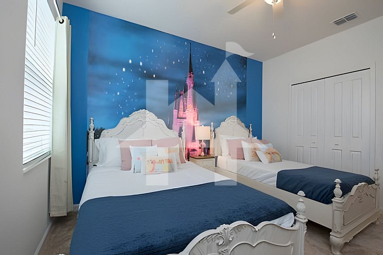 Casa c/ 9Q, piscina, spa e cinema! Perto da Disney