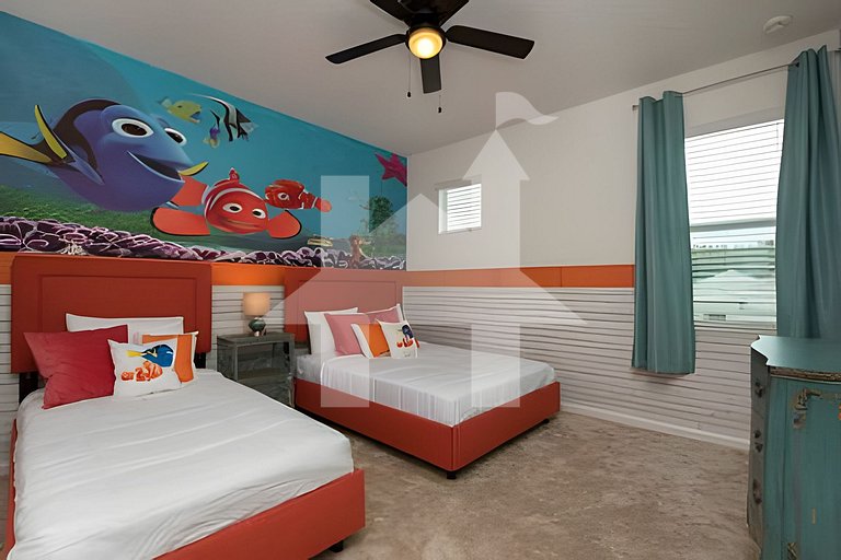 Casa c/ 9Q, piscina, spa e cinema! Perto da Disney