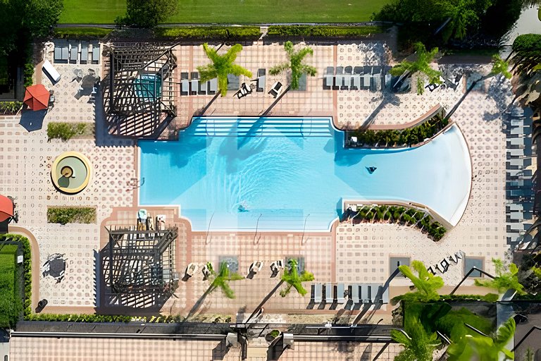 Casa c/ 9Q, piscina, spa e cinema! Perto da Disney