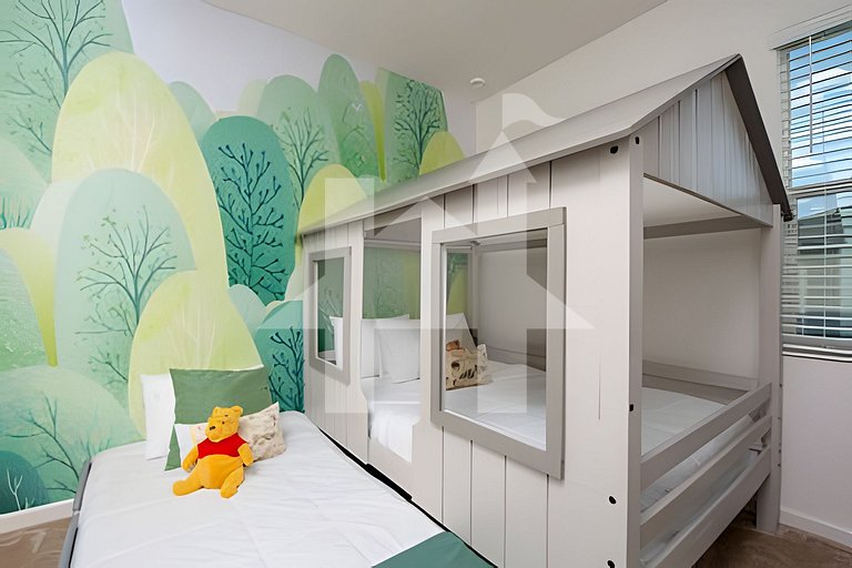 Casa c/ 9Q, piscina, spa e cinema! Perto da Disney