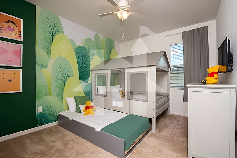 Casa c/ 9Q, piscina, spa e cinema! Perto da Disney