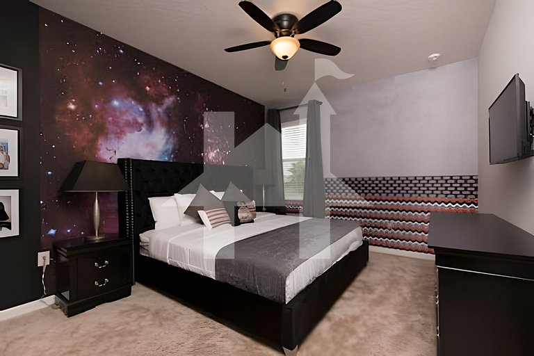 Casa c/ 9Q, piscina, spa e cinema! Perto da Disney