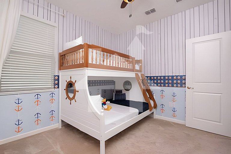 Casa c/ 9Q, piscina, spa e cinema! Perto da Disney