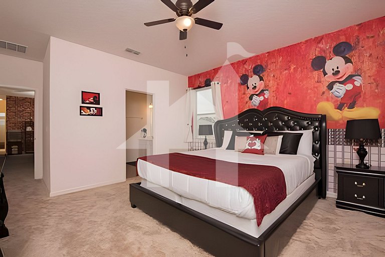 Casa c/ 9Q, piscina, spa e cinema! Perto da Disney