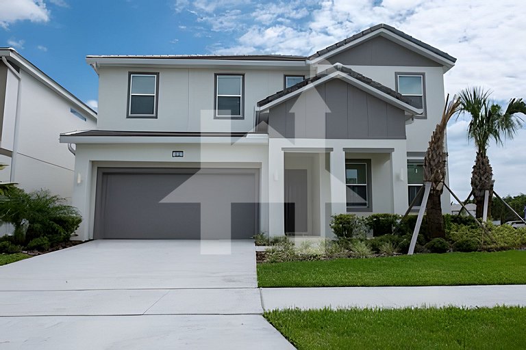 Casa c/ 9Q, piscina, spa e cinema! Perto da Disney