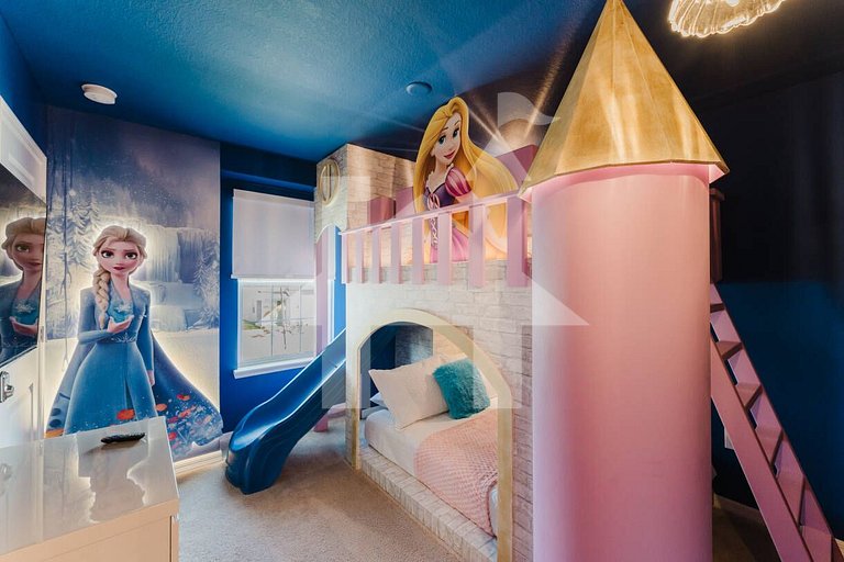 5BD Disney Villa w/ Game Room, Pool & Themed Rooms