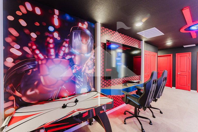 5BD Disney Villa w/ Game Room, Pool & Themed Rooms