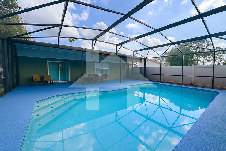 3Q/2B Perto da DISNEY ☆ Piscina Priv.