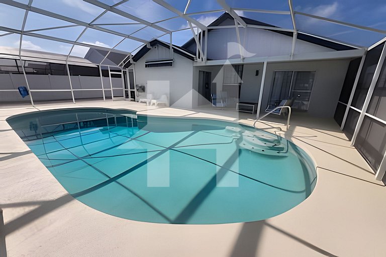 SVH - 3137 · Lakeview Pool Villa, 3BD/2BA 10 min to Disney!