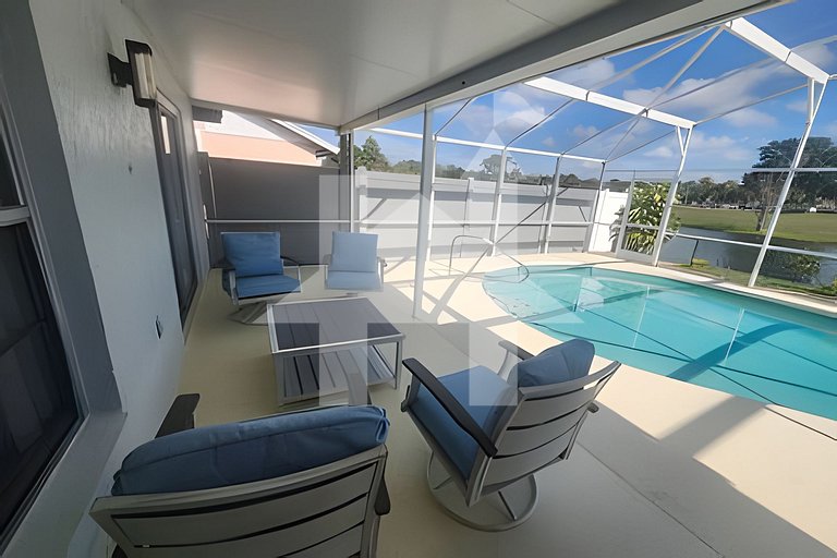 SVH - 3137 · Lakeview Pool Villa, 3BD/2BA 10 min to Disney!