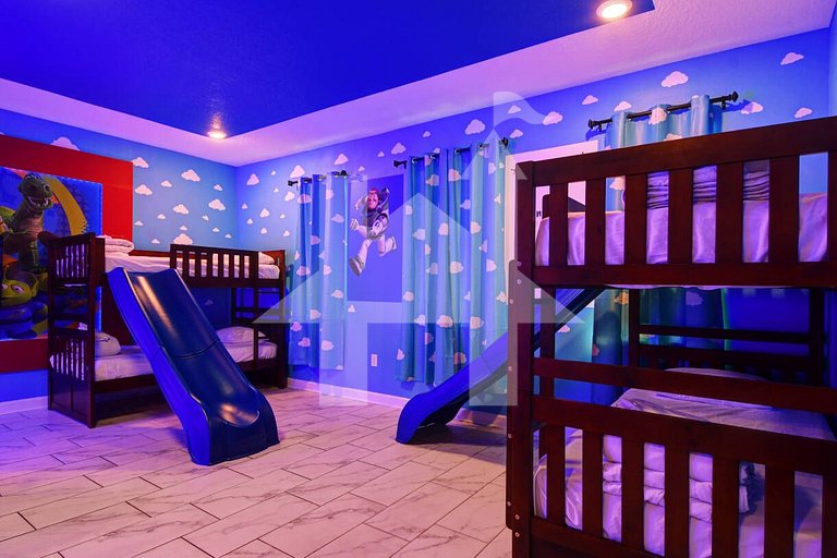 Casa de Férias Perto da Disney - 9 Quartos