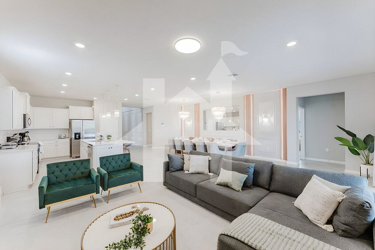 Luxuosa Casa 8 Quartos com Piscina perto da Disney