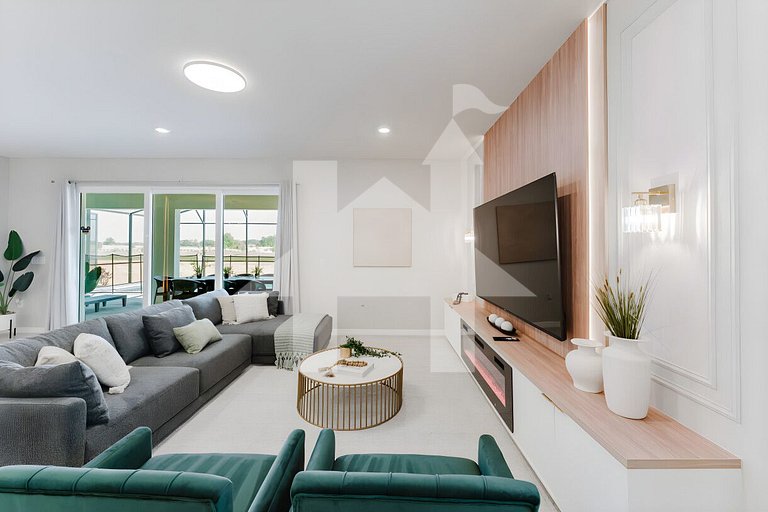 Luxuosa Casa 8 Quartos com Piscina perto da Disney