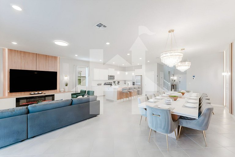 Luxuosa Casa 8 Quartos com Piscina perto da Disney