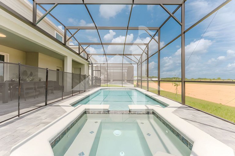 Luxuosa Casa 8 Quartos com Piscina perto da Disney