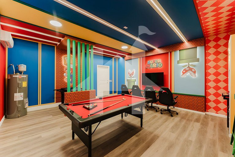 Luxuosa Casa 8 Quartos com Piscina perto da Disney