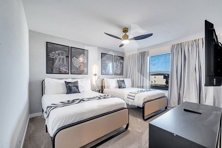 Casa de Férias Perto da Disney -3 Quartos