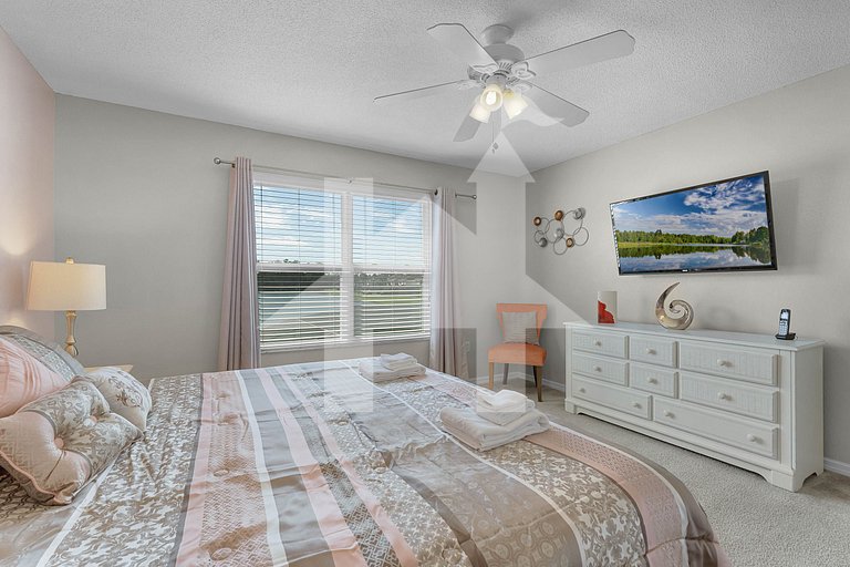 Casa Vista Lago c/ Piscina Privada – Próx. Disney