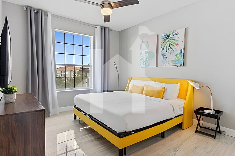 Apartamento 3Q Vista Cay c/ Varanda e Jogos