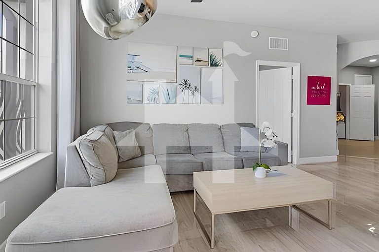 Apartamento 3Q Vista Cay c/ Varanda e Jogos