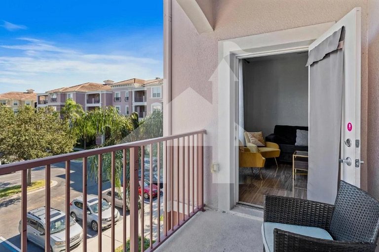 Moderno apê 3 quartos no Vista Cay – Perto Disney