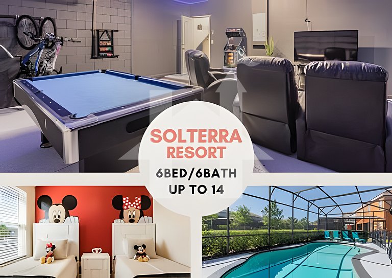 6BR Solterra Home, Pool & Game Room