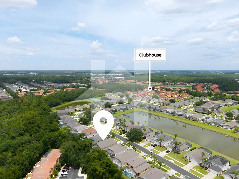 Casa de Férias Perto da Disney - 4 Quartos