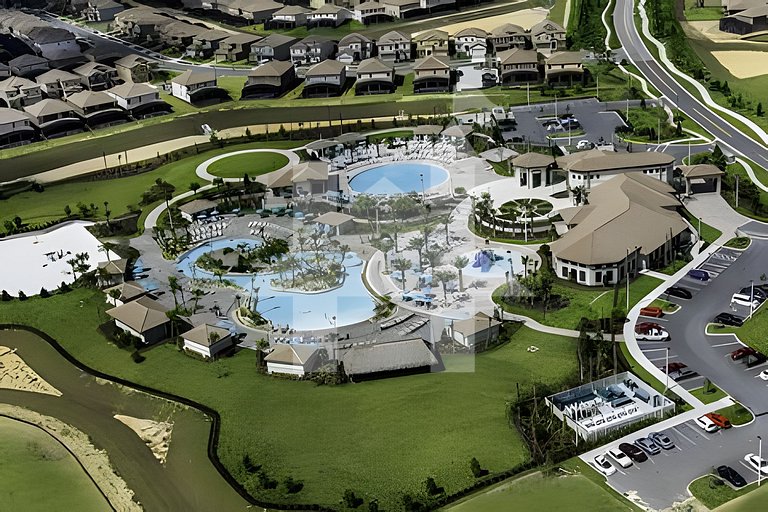 Casa 8Q c/ Piscina, Cinema e Game Room