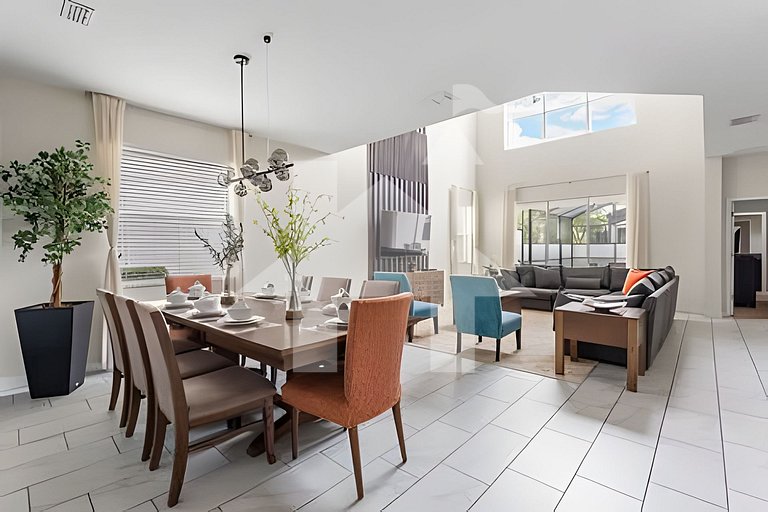 Casa 5Q c/ Piscina Sul e Game Room – Storey Lake