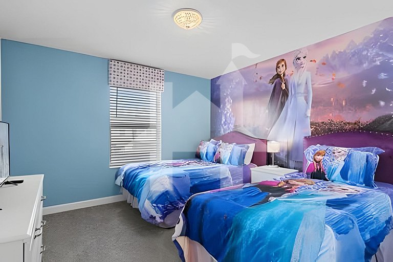 Casa 4Q Disney c/ Piscina e Quartos Temáticos