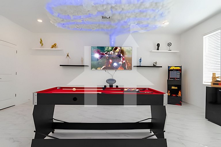 Casa 9Q c/ Piscina e Game Room – Perto Disney