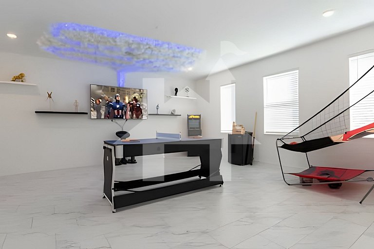 Casa 9Q c/ Piscina e Game Room – Perto Disney