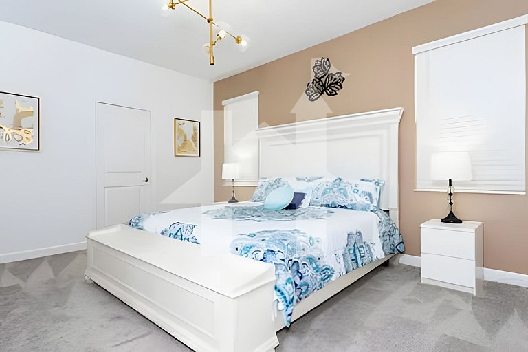 Casa 9Q c/ Piscina e Game Room – Perto Disney