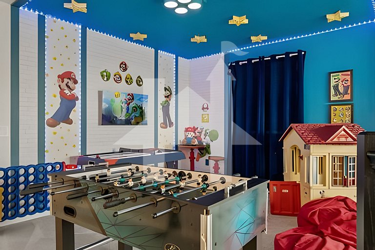 Casa 5Q c/ Piscina e Game Room – Perto da Disney