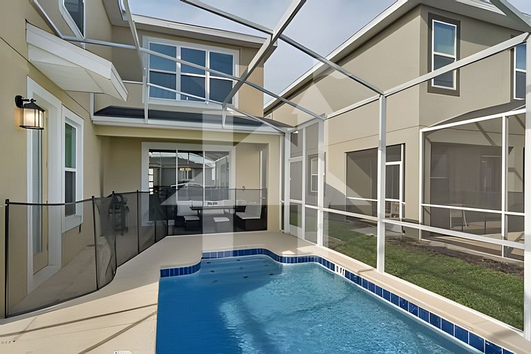 Casa 5Q c/ Piscina e Game Room – Perto da Disney