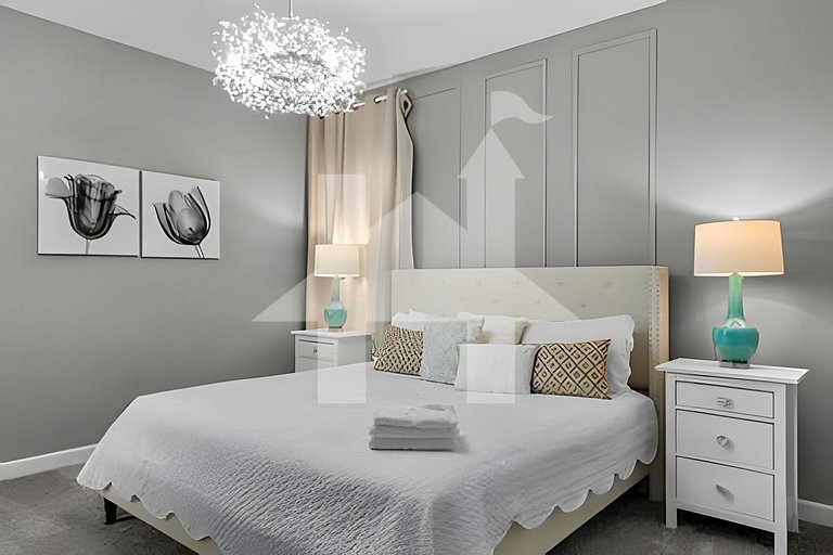 Casa 5Q c/ Piscina e Game Room – Perto da Disney