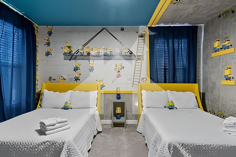 Casa 5Q c/ Piscina e Game Room – Perto da Disney