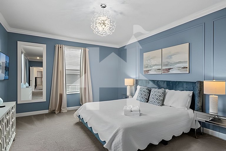 Casa 5Q c/ Piscina e Game Room – Perto da Disney