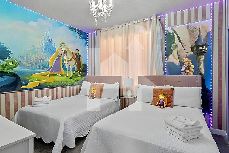 Casa 5Q c/ Piscina e Game Room – Perto da Disney