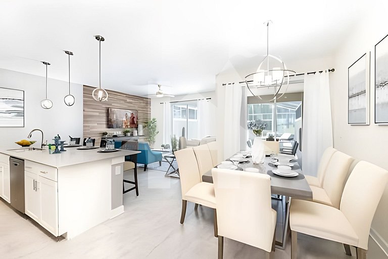 Casa 4Q Champions Gate c/ Piscina e Temas