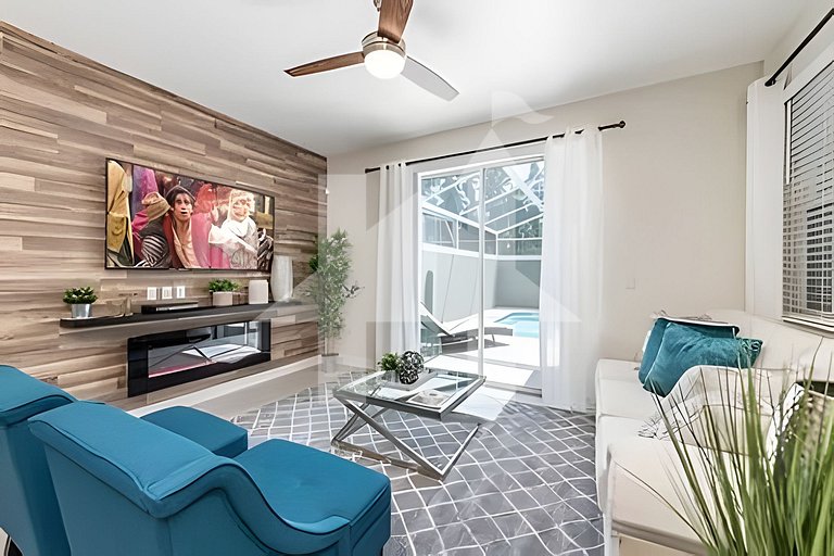 Champions Gate 4BR w/ Pool + Themed Rooms