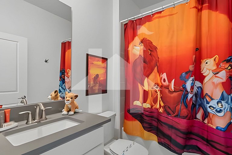 Casa 6Q Temática Disney c/ Piscina